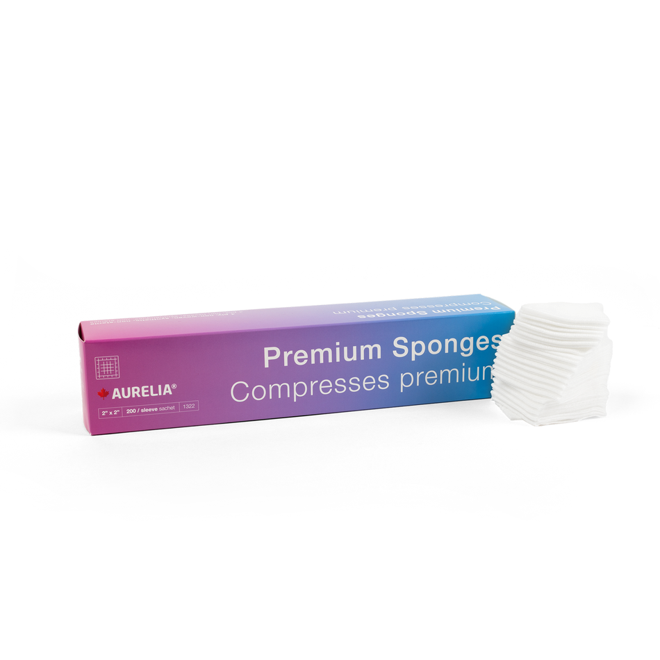 Compresses non-tissées AURELIA Premium non stériles – pqt de 200