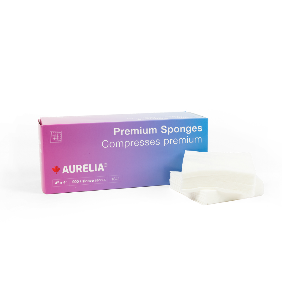 Compresses non-tissées AURELIA Premium non stériles – pqt de 200