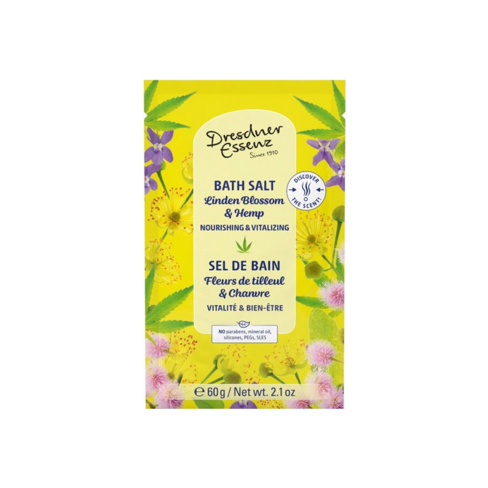 Sel de bain - Fleurs de Tilleul & Chanvre