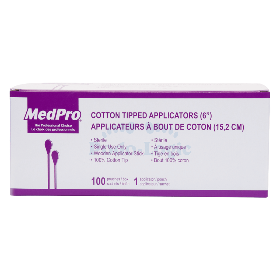 Applicateurs à bout de coton (6") MedPro